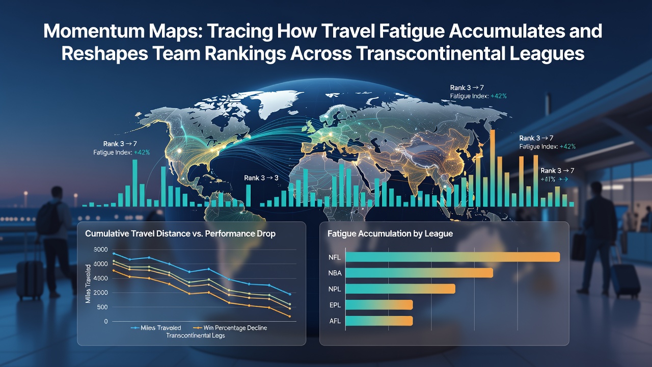 Interactive graph illustrating performance trajectory shifts and ranking changes linked to accumulated travel fatigue in basketball competitions