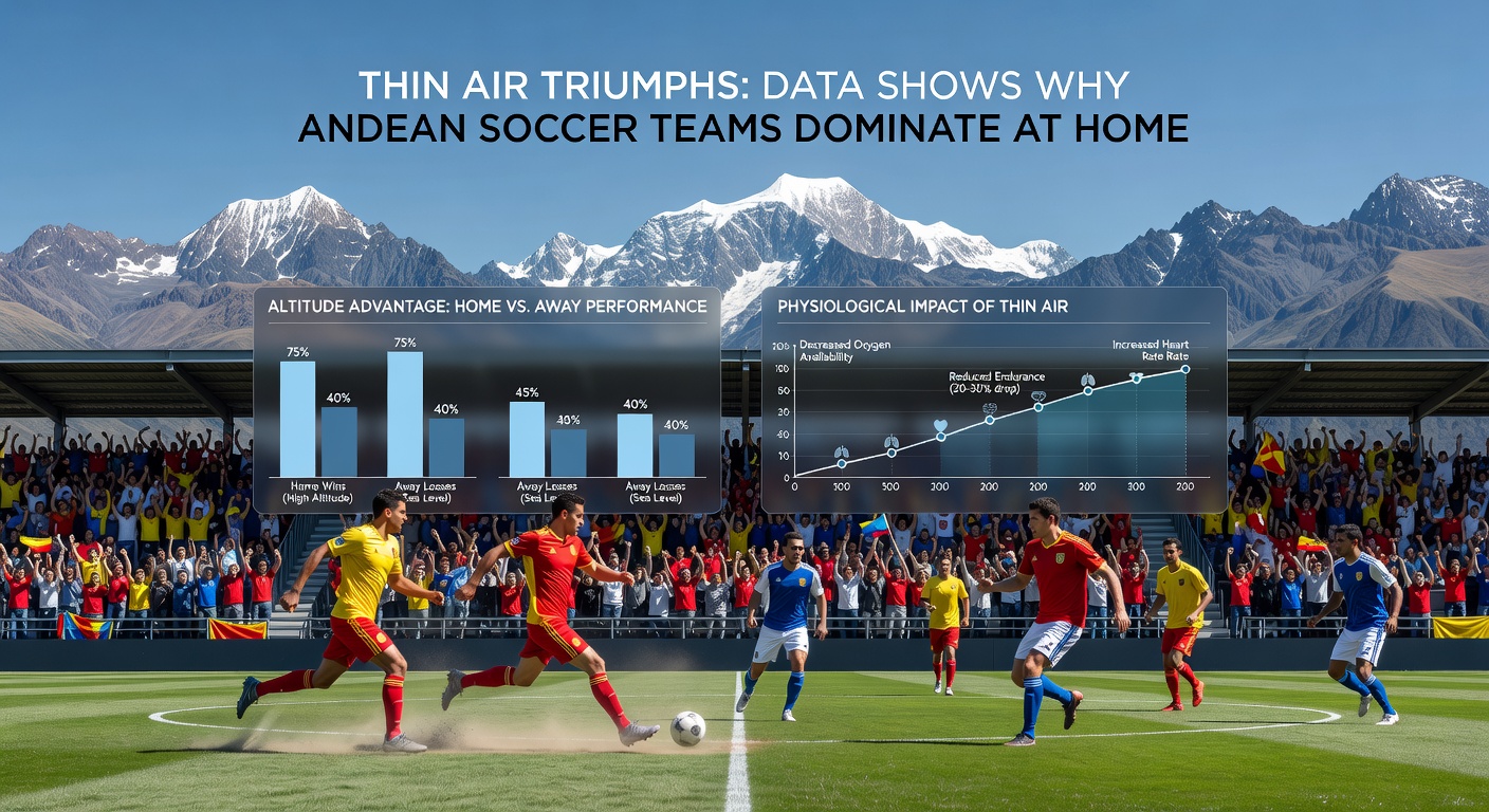Players gasping for air during a soccer match at extreme altitude in the Andes, highlighting the physical toll on visitors
